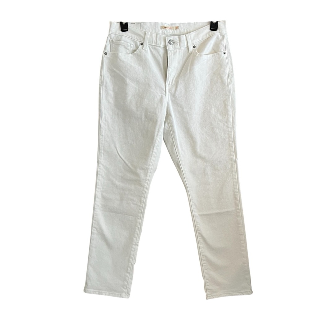 Levi’s Classic Straight White Denim Jeans Size 32 NWOT